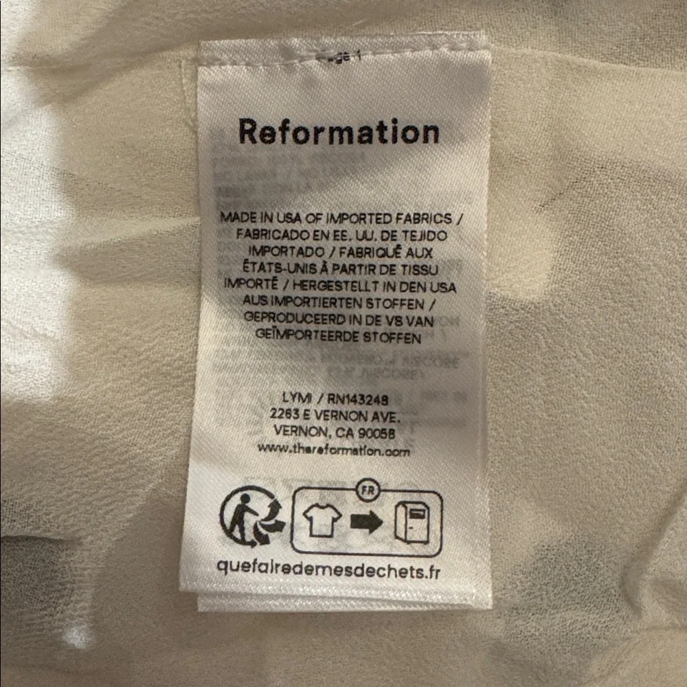 Reformation Citronella Dress Comet Brand New - Picture 8 of 13